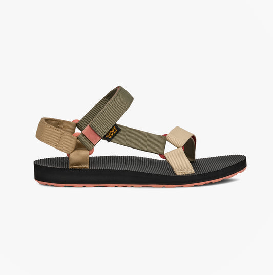 Teva ORIGINAL UNIVERSAL Womens Cross Strap Burnt Olive Multi