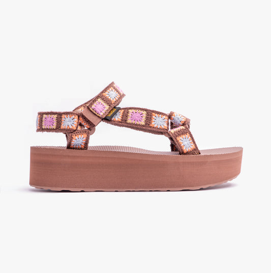 Teva FLATFORM UNIVERSAL Womens Sandals Crochet Unwind