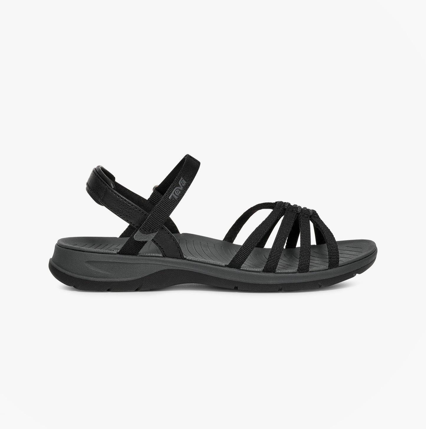 Teva TIRRATRAVELER Womens Cross Strap Sandals Black