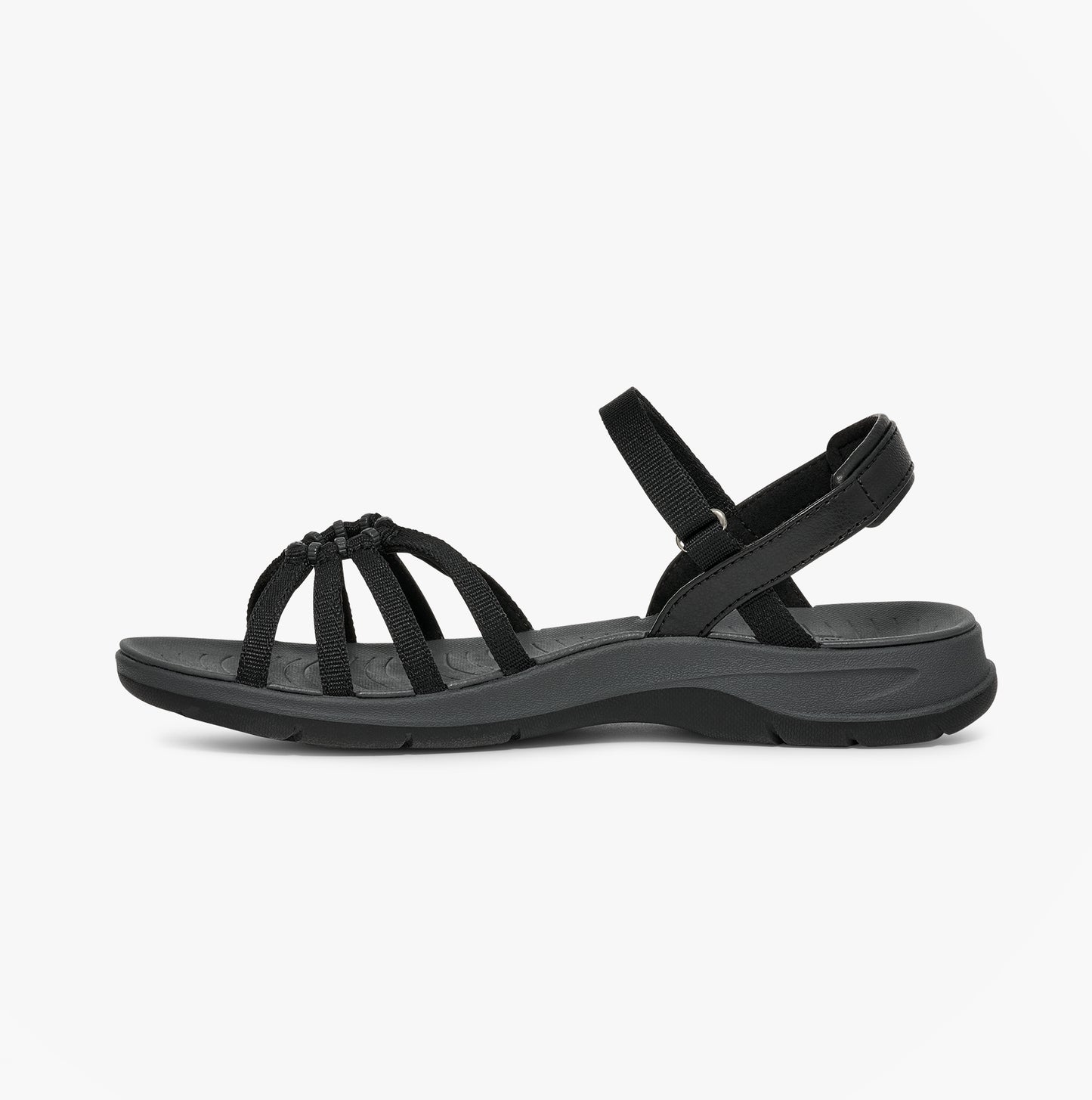 Teva TIRRATRAVELER Womens Cross Strap Sandals Black