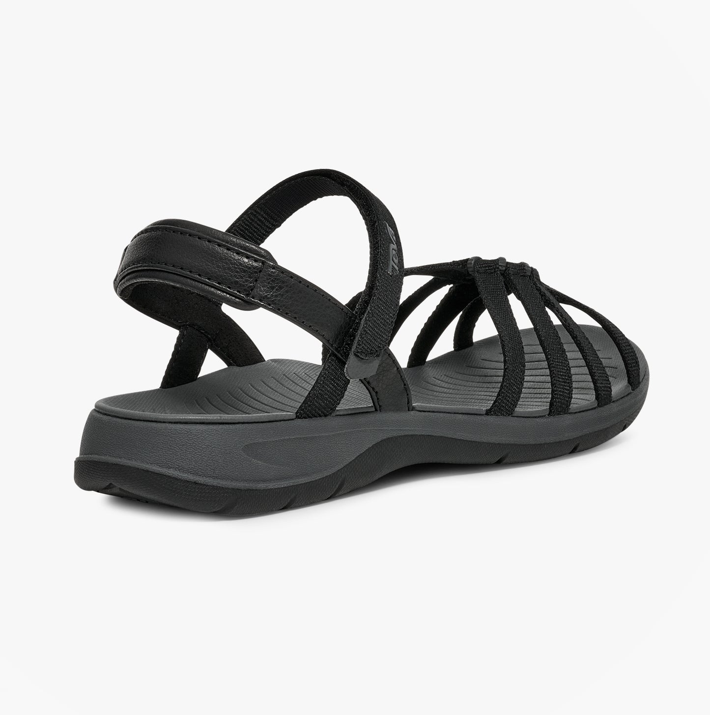 Teva TIRRATRAVELER Womens Cross Strap Sandals Black