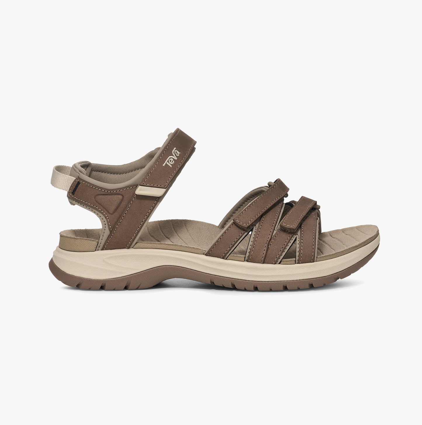 Teva TIRRA SPORT LEATHER Womens Cross Strap Sandals Caribou