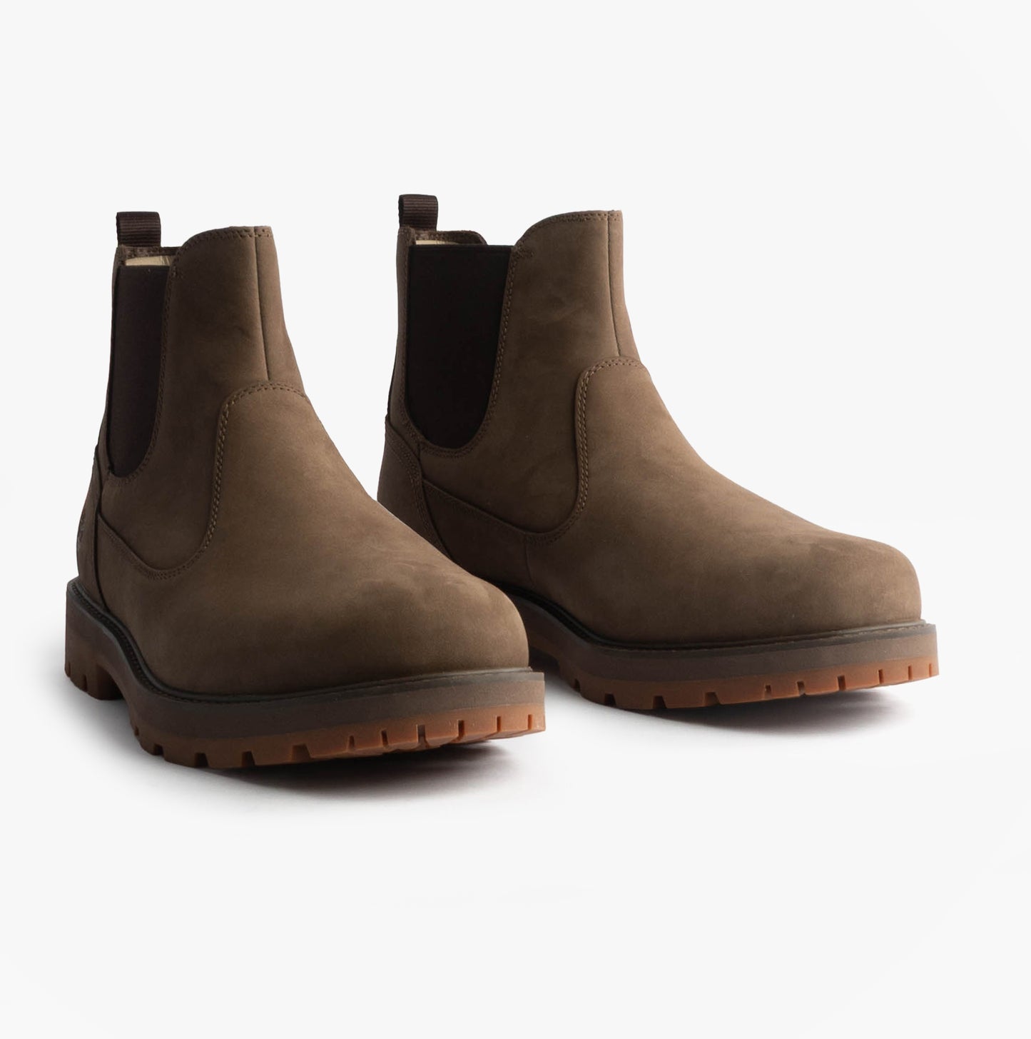 Timberland BRITTON ROAD MID Mens Chelsea Boots Brown Nubuck