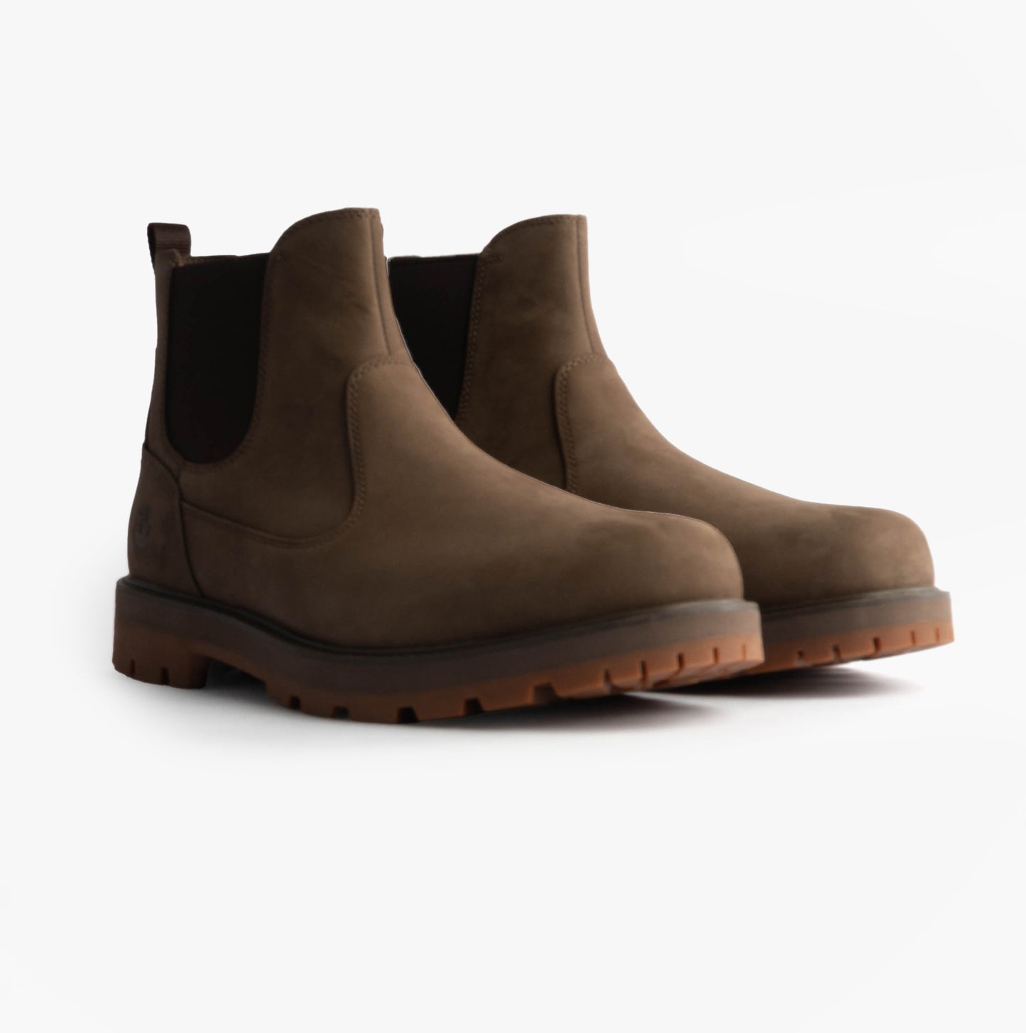 Timberland BRITTON ROAD MID Mens Chelsea Boots Brown Nubuck