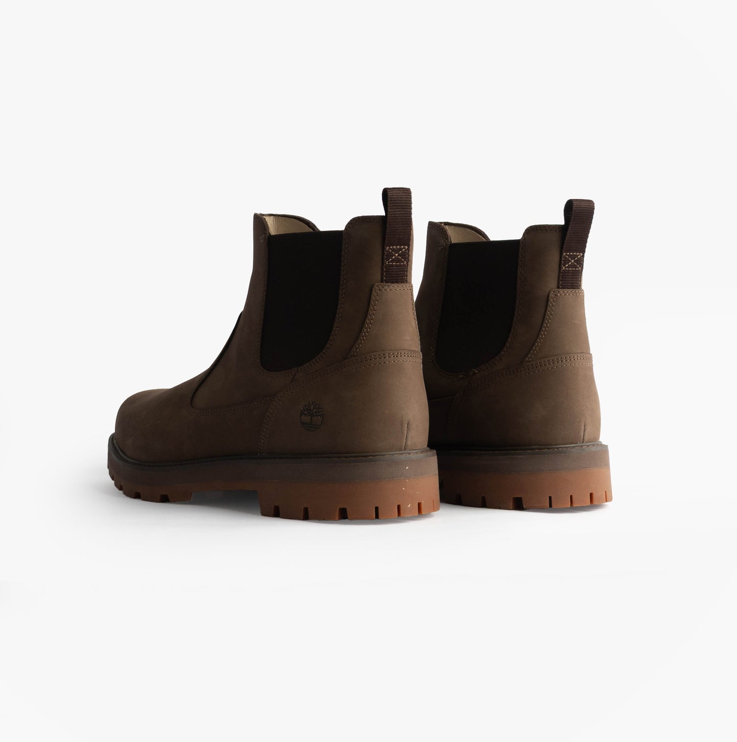 Timberland BRITTON ROAD MID Mens Chelsea Boots Brown Nubuck