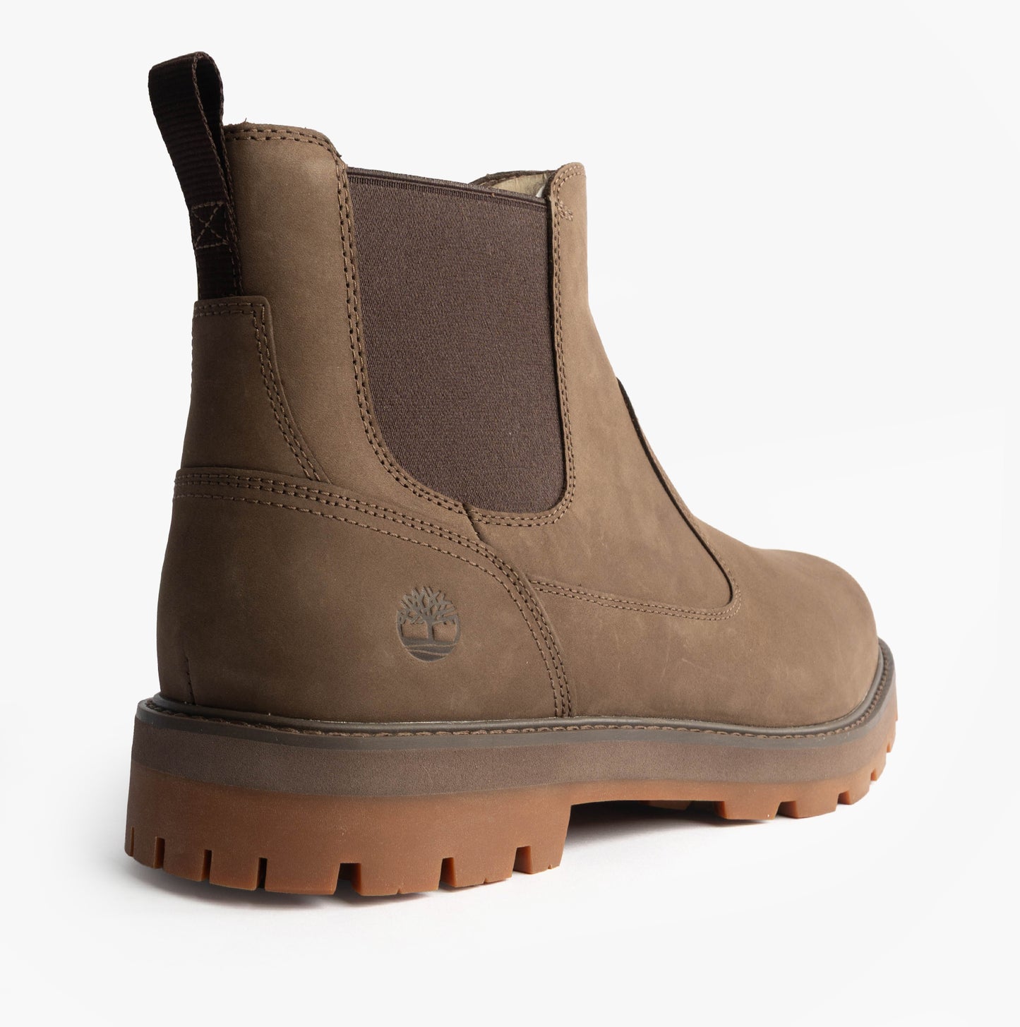 Timberland BRITTON ROAD MID Mens Chelsea Boots Brown Nubuck