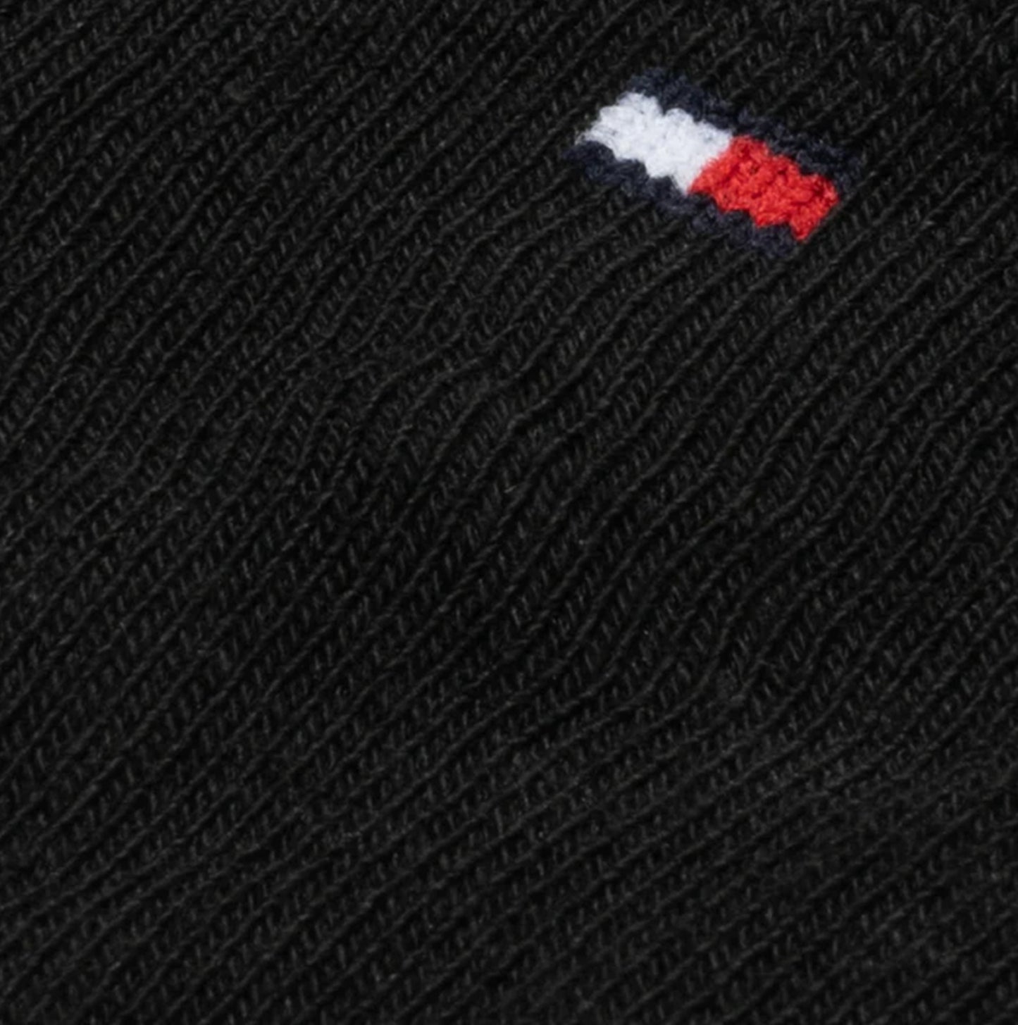 Tommy Hilfiger 2 Pack Mens Invisible Socks Black