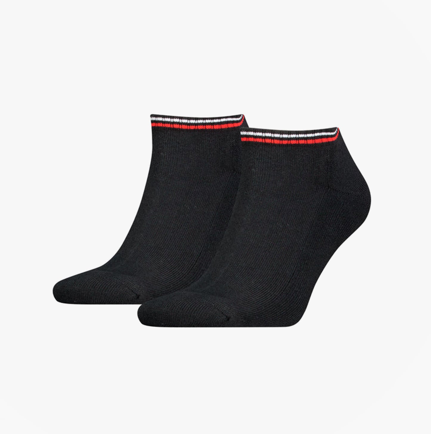 Tommy Hilfiger 2 Pack Trainer Mens Ankle Socks Black
