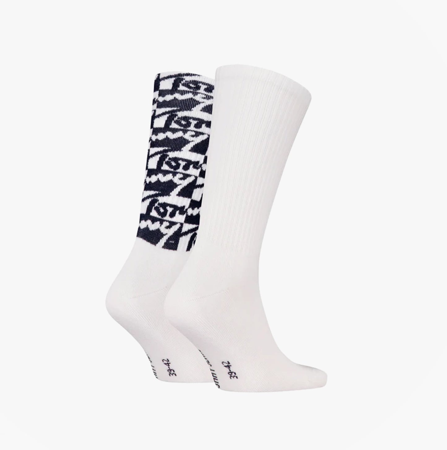Tommy Hilfiger 2 Pack Trainer Graffiti Mens Crew Socks White