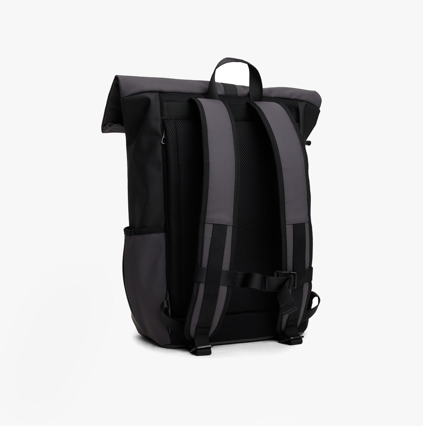 Tommy Hilfiger Mens Roll Top Backpack Charcoal Gray