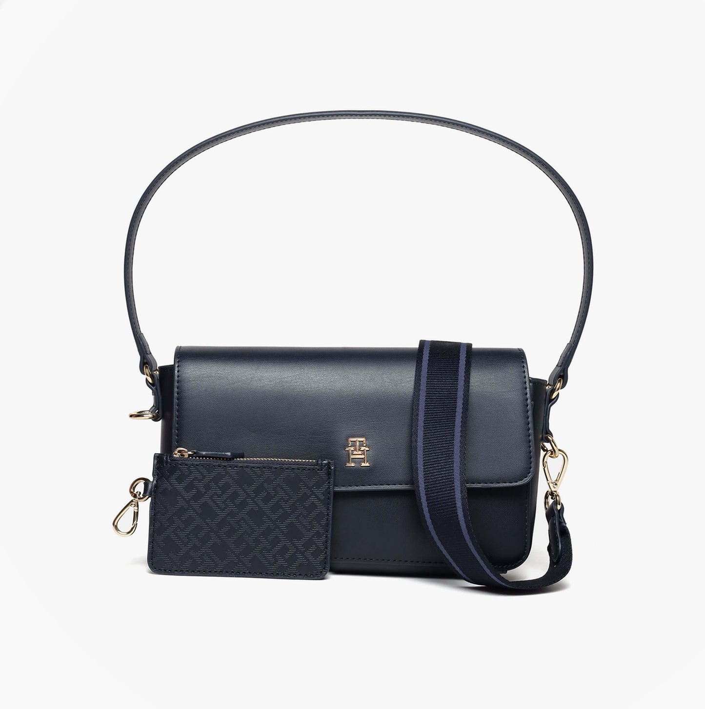 Tommy Hilfiger CONVERTIBLE Womens Crossbody Bag Space Blue