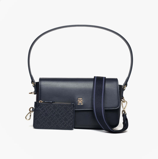 Tommy Hilfiger CONVERTIBLE Womens Crossbody Bag Space Blue