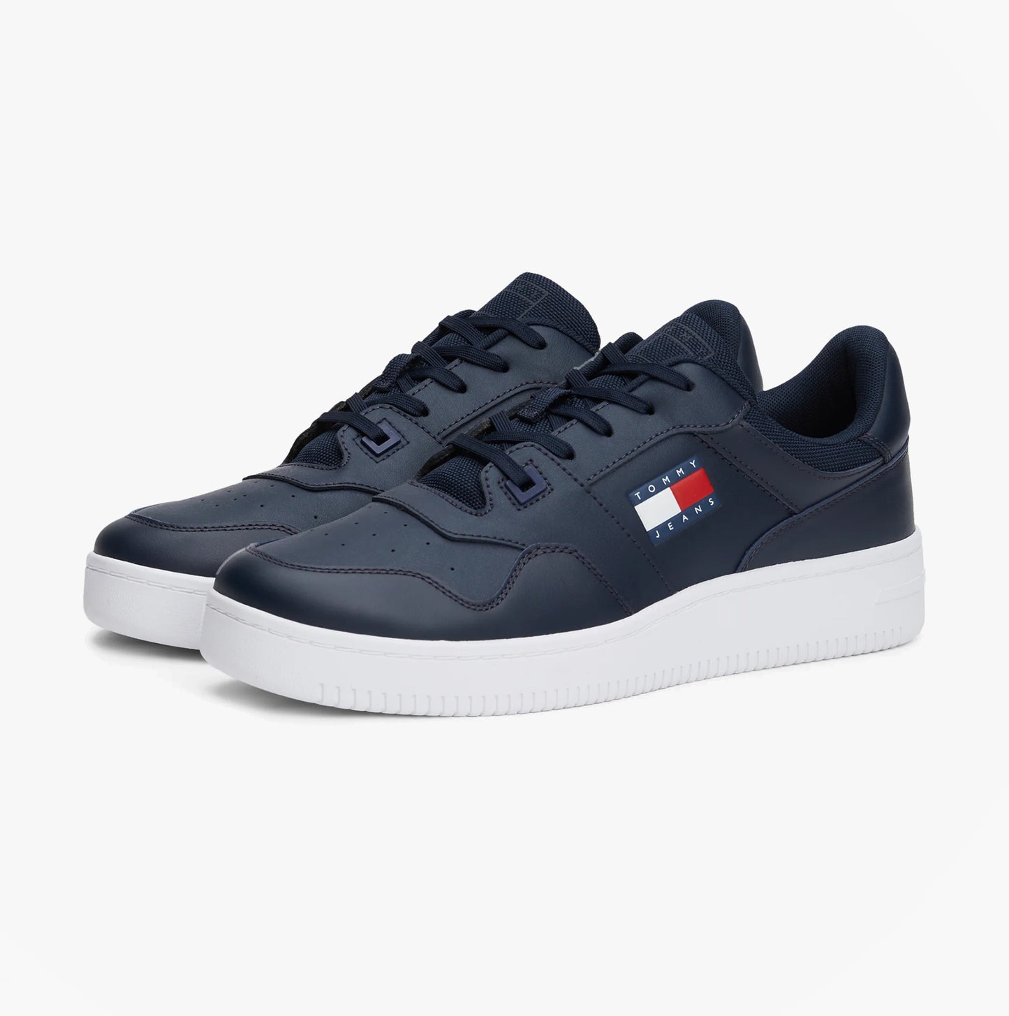 Tommy Hilfiger RETRO ESSENTIAL BASKETBALL Mens Trainers Dark Night Navy