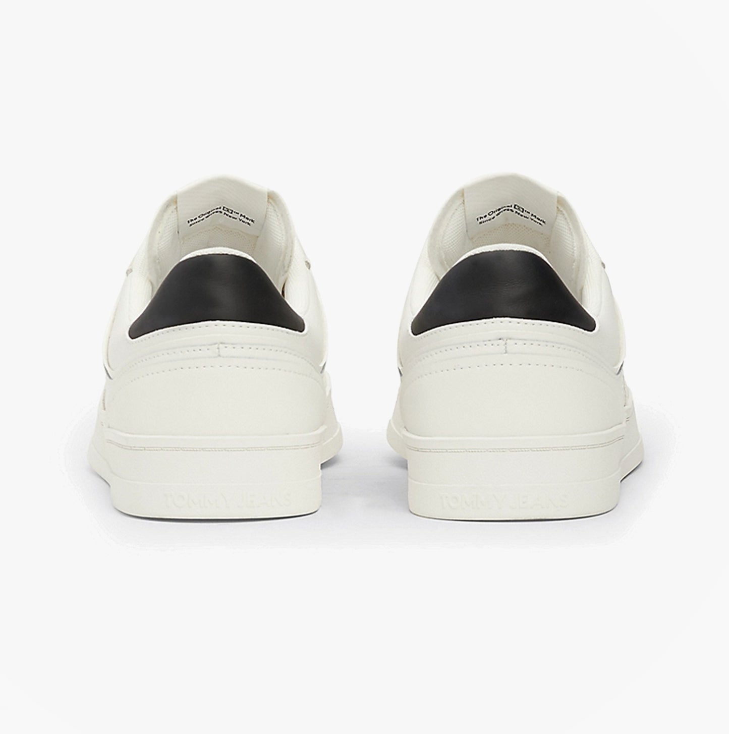 Tommy Hilfiger RETRO Suede Trainers Mens Ecru