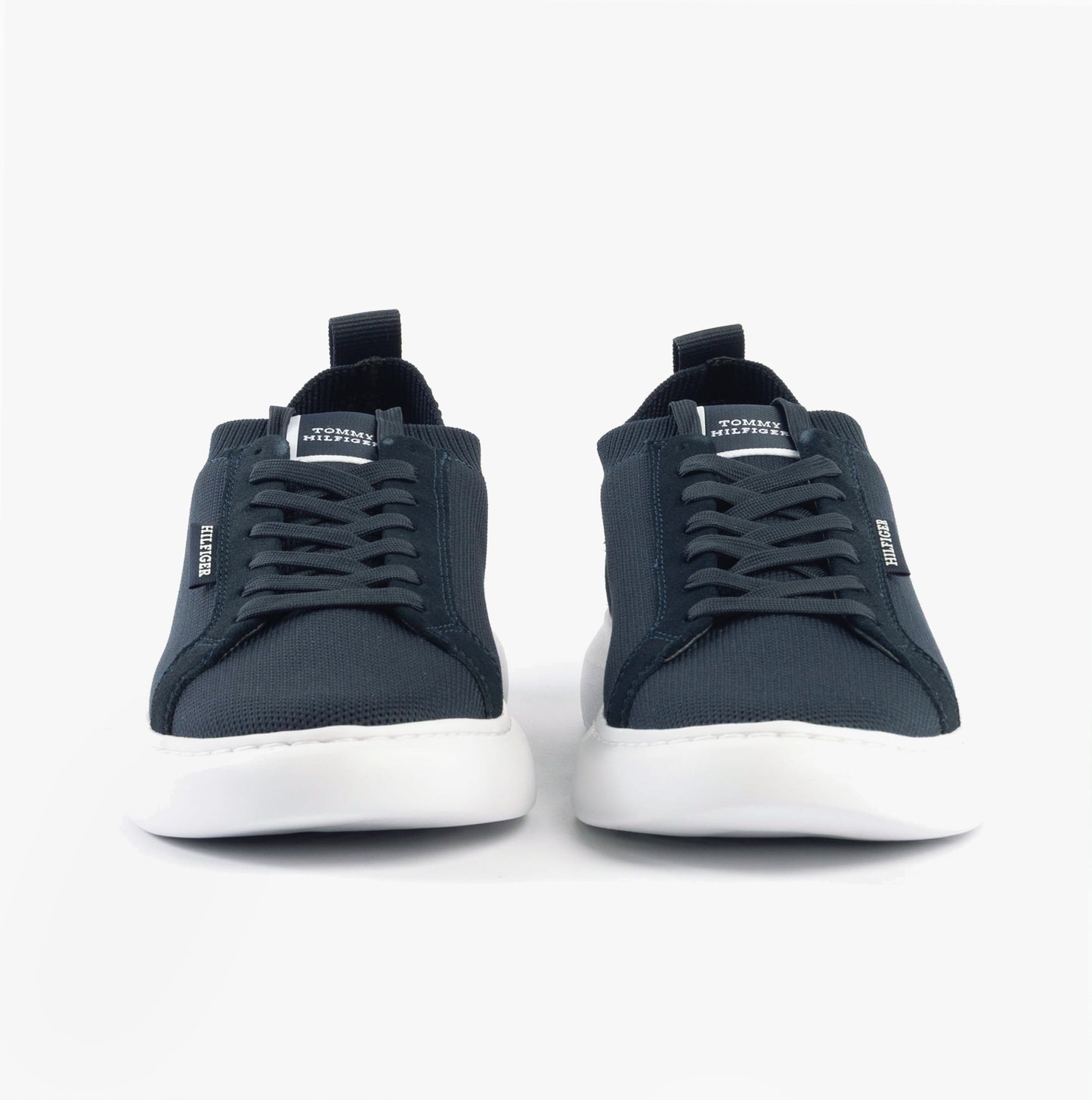 Tommy Hilfiger MONO-SOCK KNIT Mens Trainers Desert Sky