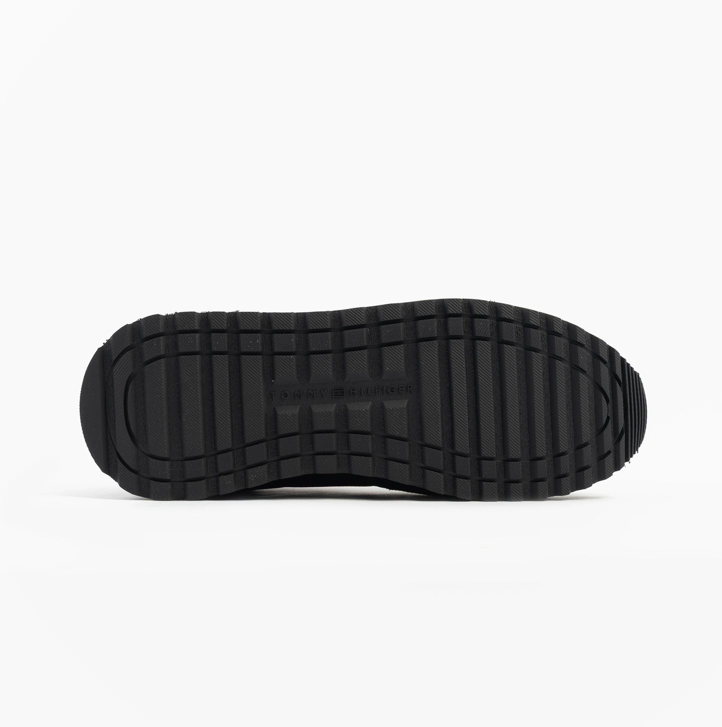 Tommy Hilfiger ESSENTIAL MIXED TEXTURE Mens Trainers Black