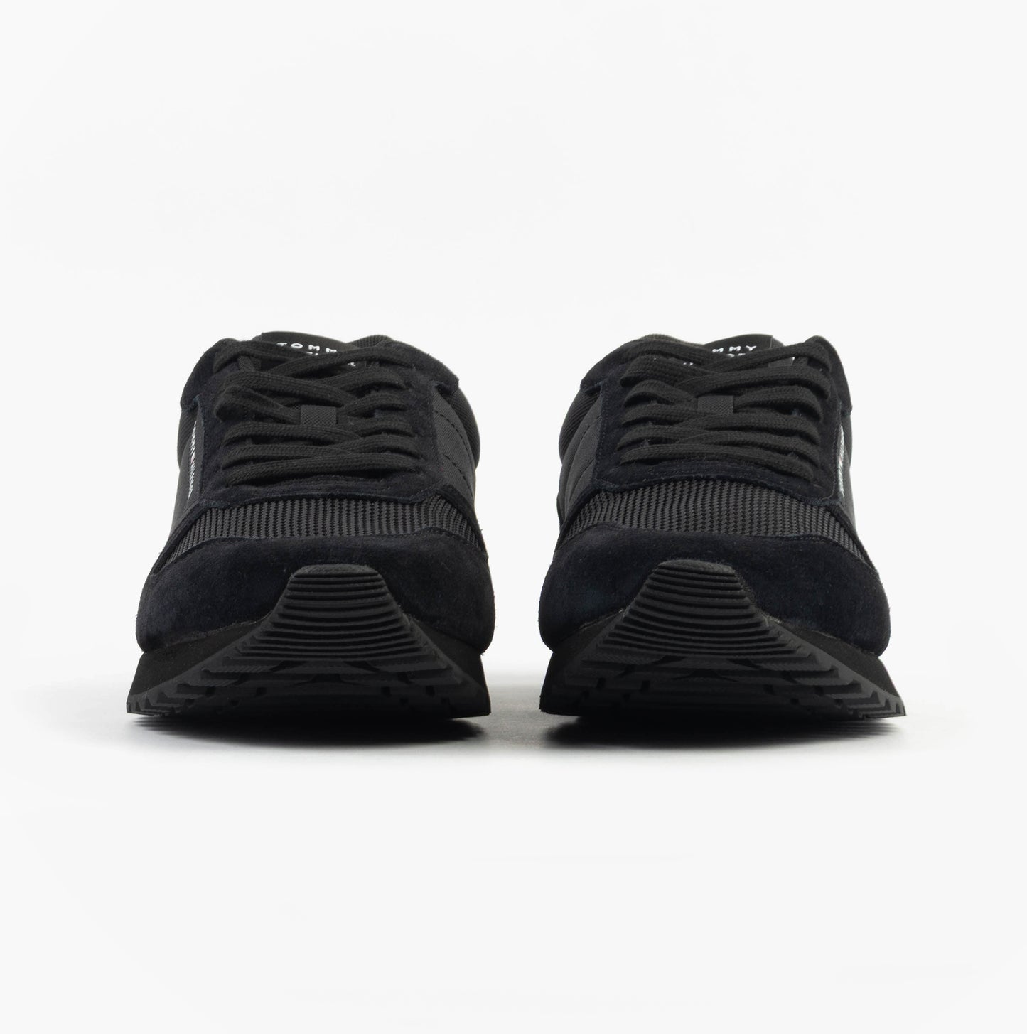 Tommy Hilfiger ESSENTIAL MIXED TEXTURE Mens Trainers Black