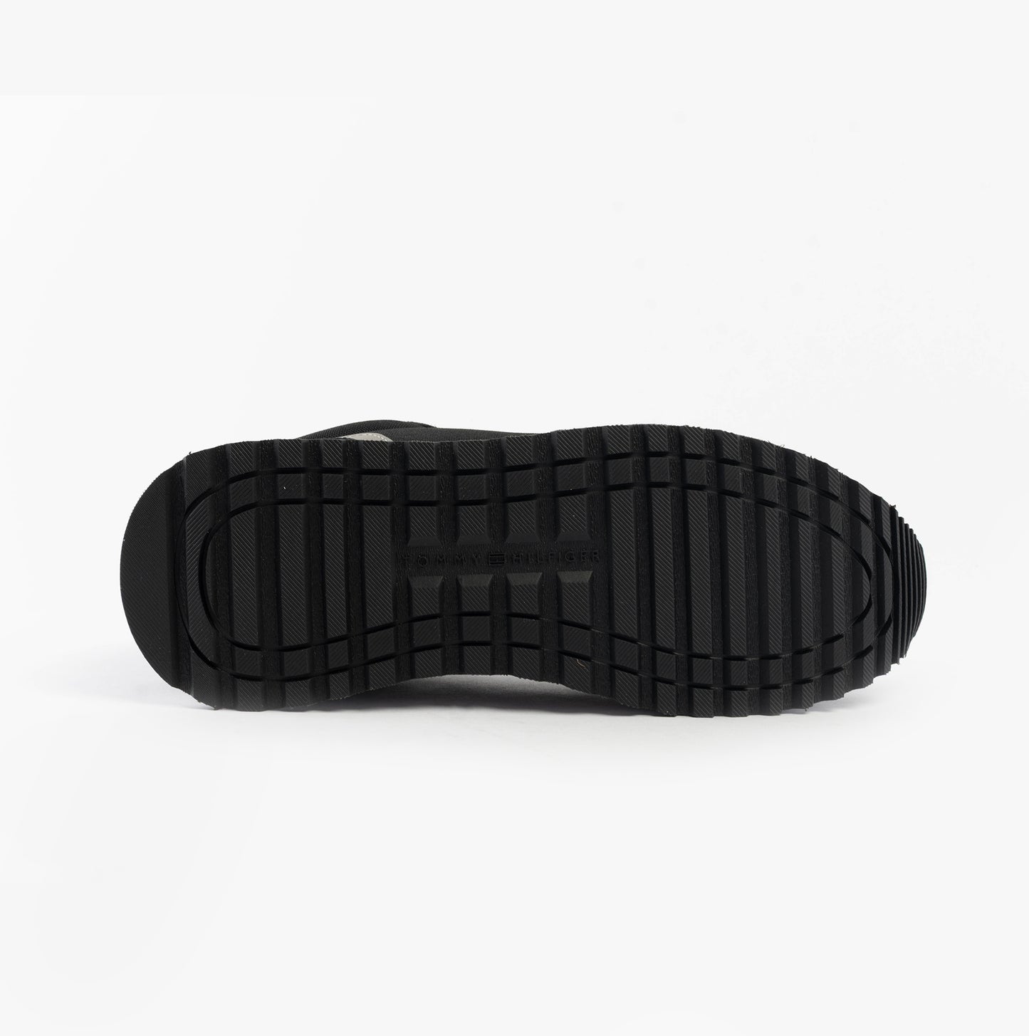 Tommy Hilfiger SUEDE LOGO Mens Trainers Black