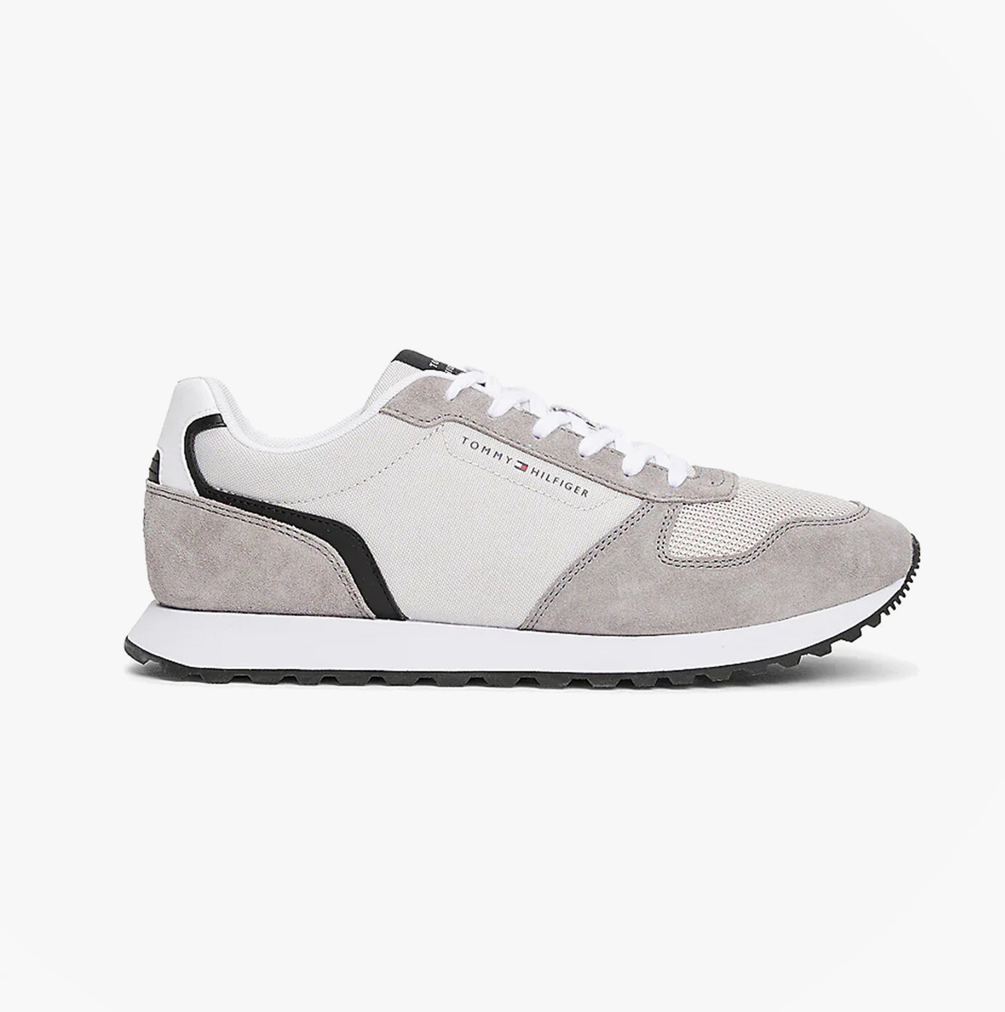 Tommy Hilfiger NEW RUNNER EVA MIX Mens Trainers Grey Whisper