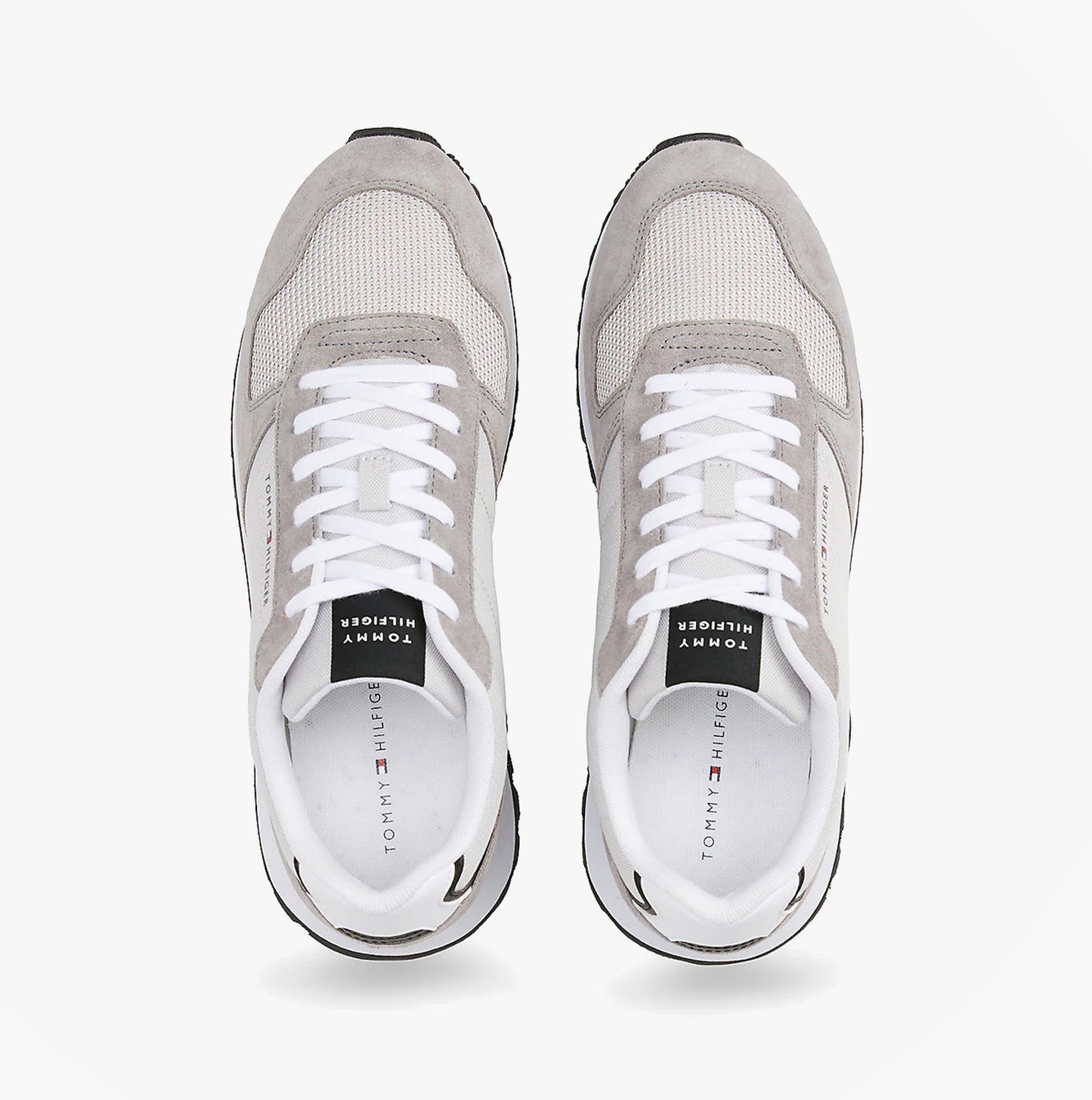 Tommy Hilfiger NEW RUNNER EVA MIX Mens Trainers Grey Whisper