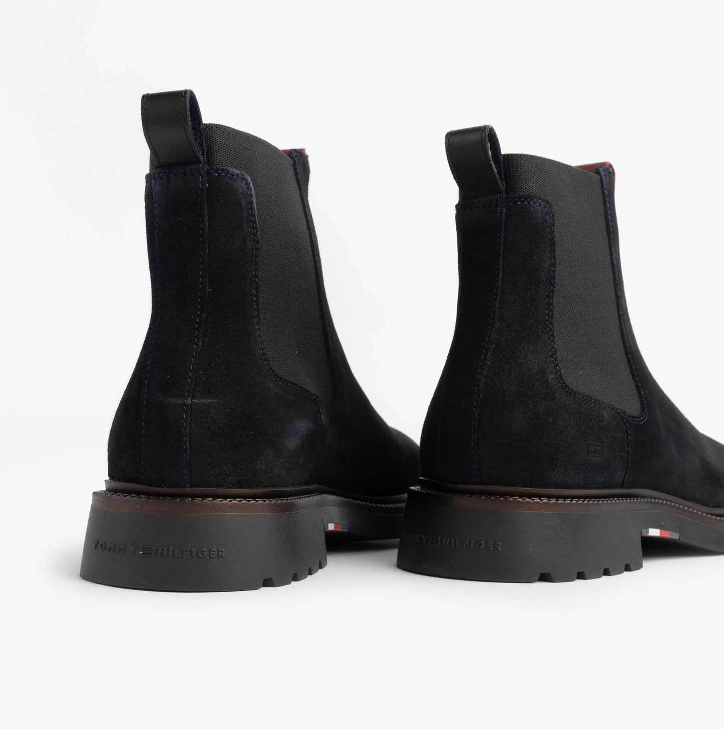 Tommy Hilfiger HILFIGER COMFORT Mens Suede Chelsea Boots Desert Sky