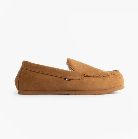 Tommy Hilfiger HILFIGER M SDE DRIVE Mens Mocassin Slippers Desert Khaki