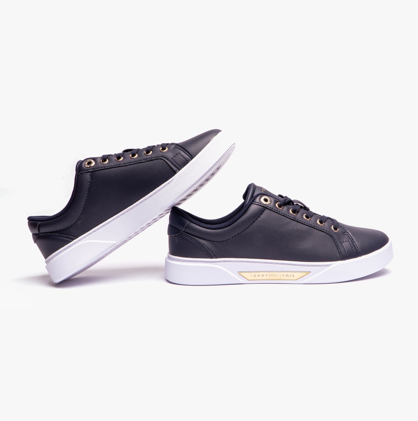 Tommy Hilfiger GOLDEN COURT Womens Trainers Space Blue