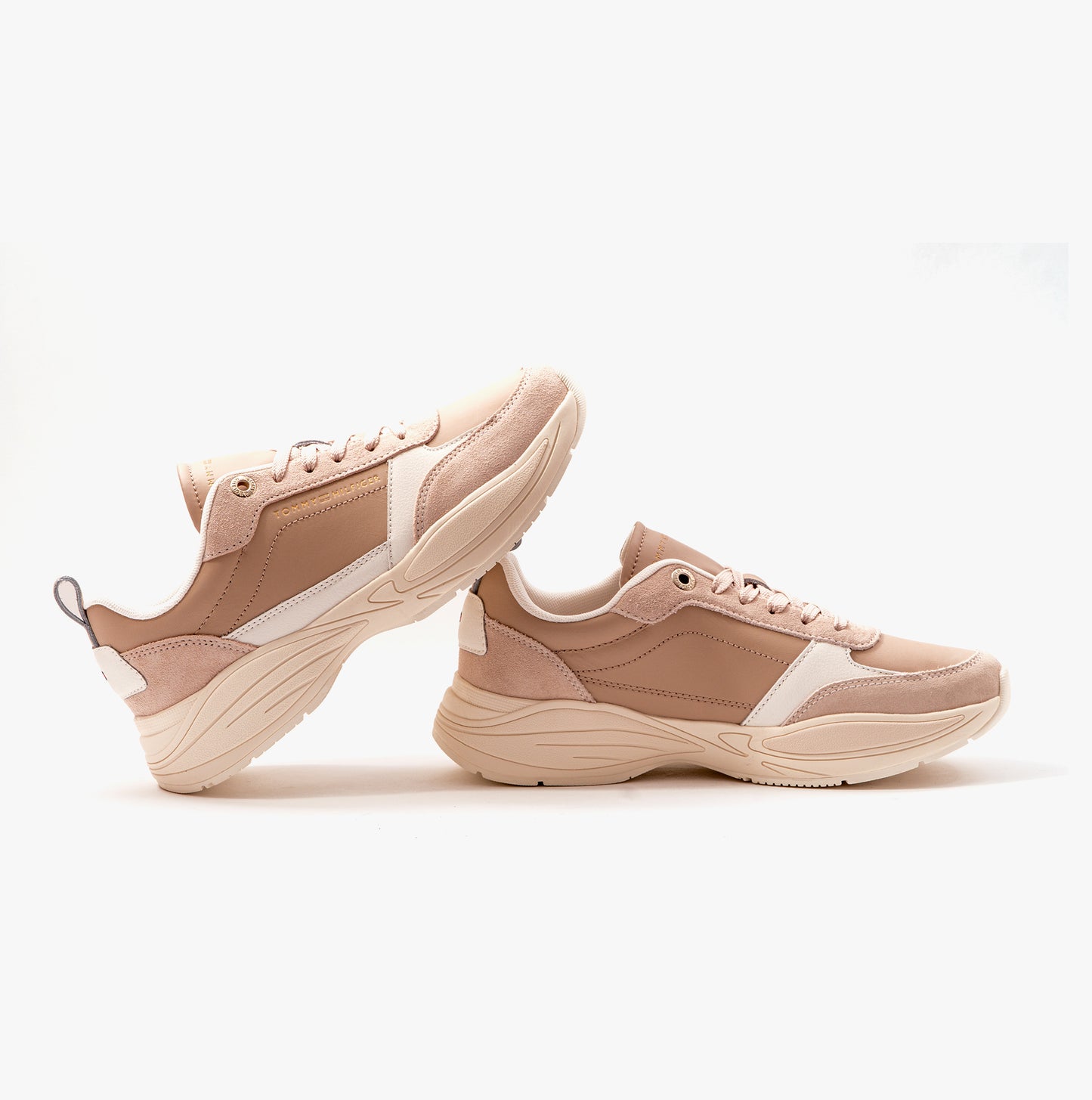 Tommy Hilfiger ESSENTIAL LTHR RUNNER Womens Trainers Merino