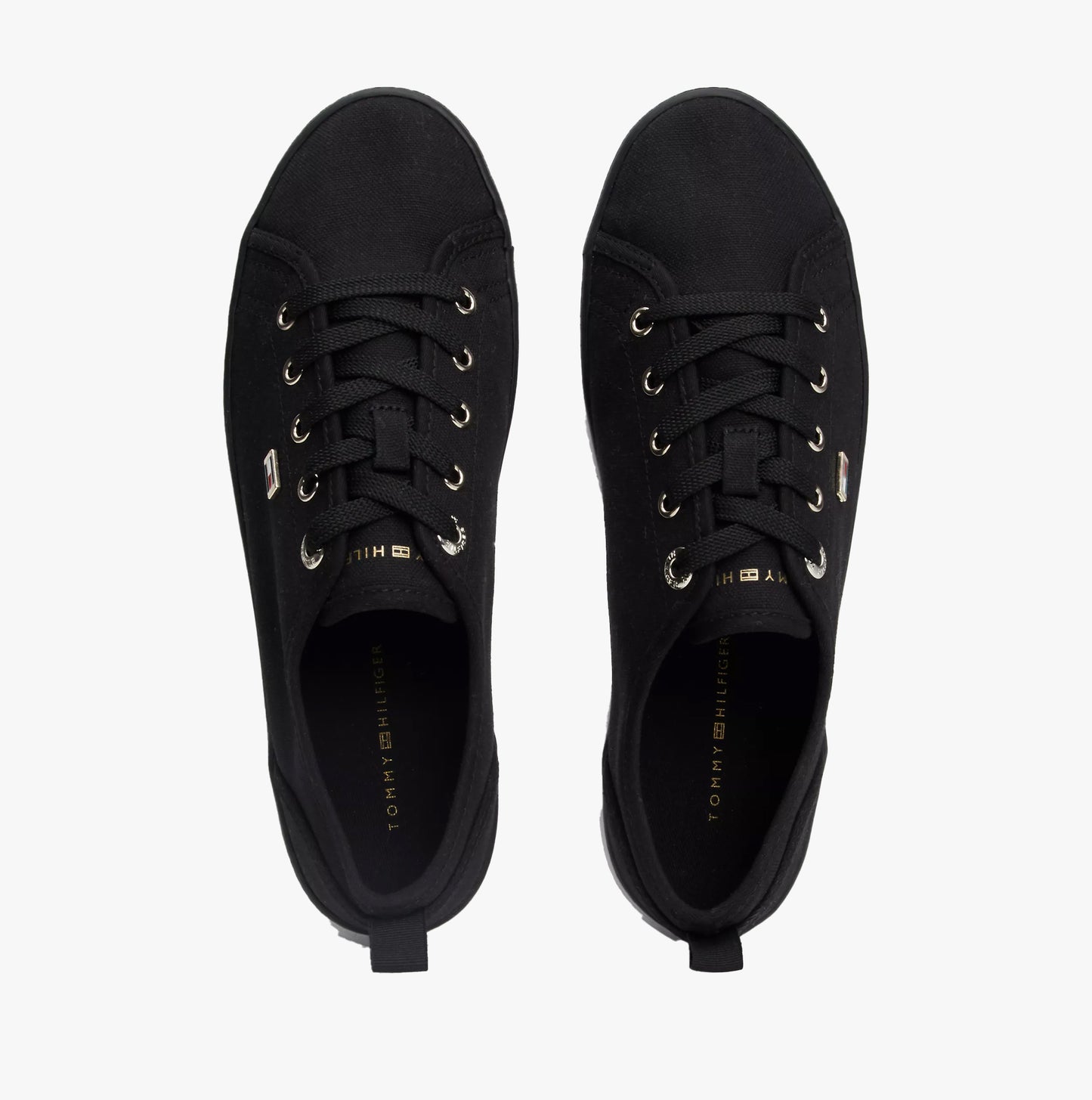 Tommy Hilfiger CANVAS SNEAKER Womens Sneakers Black