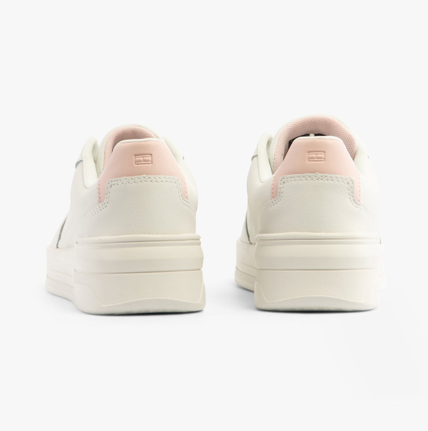 Tommy Hilfiger FLAG BASKET SNEAKER Womens Sneakers Ecru/Whimsy Pink