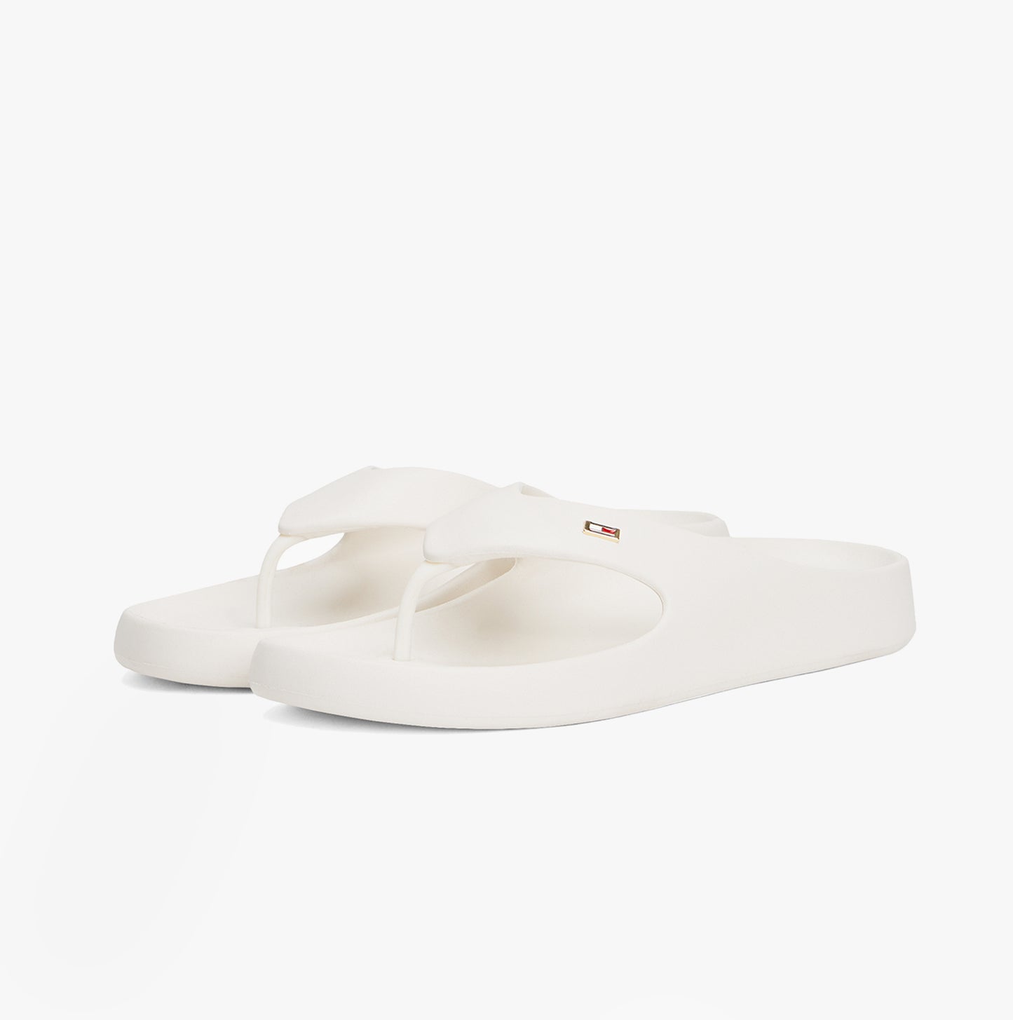 Tommy Hilfiger ENAMEL FLAG CONTOURED Womens Sandals Ancient White