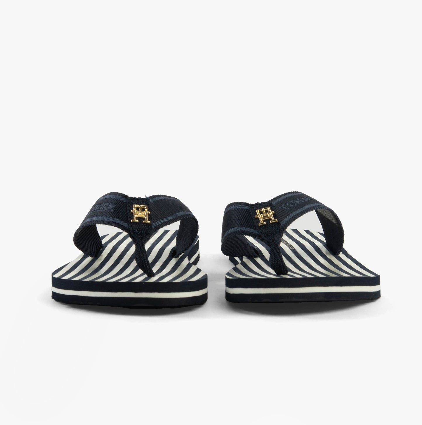 Tommy Hilfiger STRIPES LOGO Womens Flip-Flops Space Blue