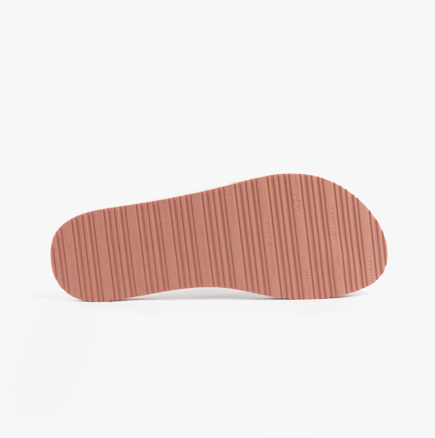 Tommy Hilfiger STRIPES LOGO Womens Flip-Flops Foggy Pink