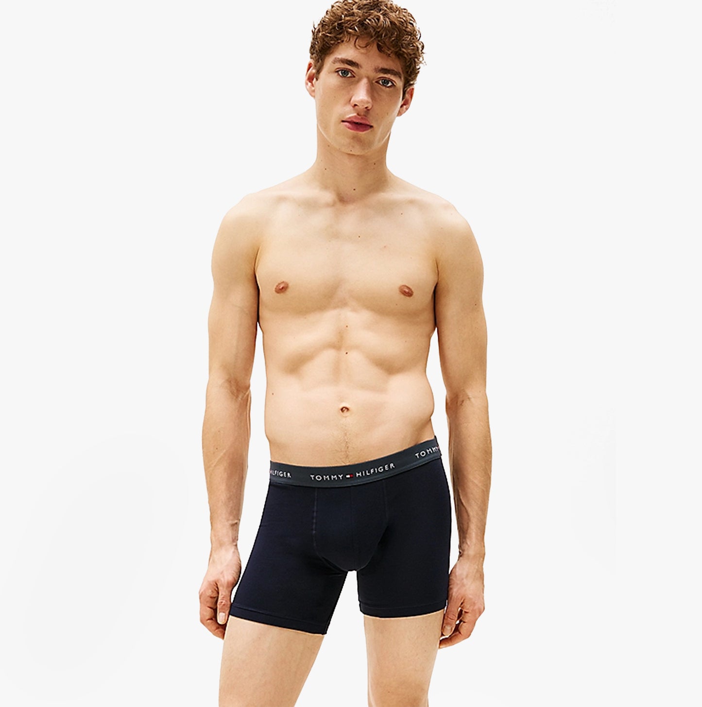Tommy Hilfiger LOGO 3 Pack Mens Boxer Briefs Multicoloured