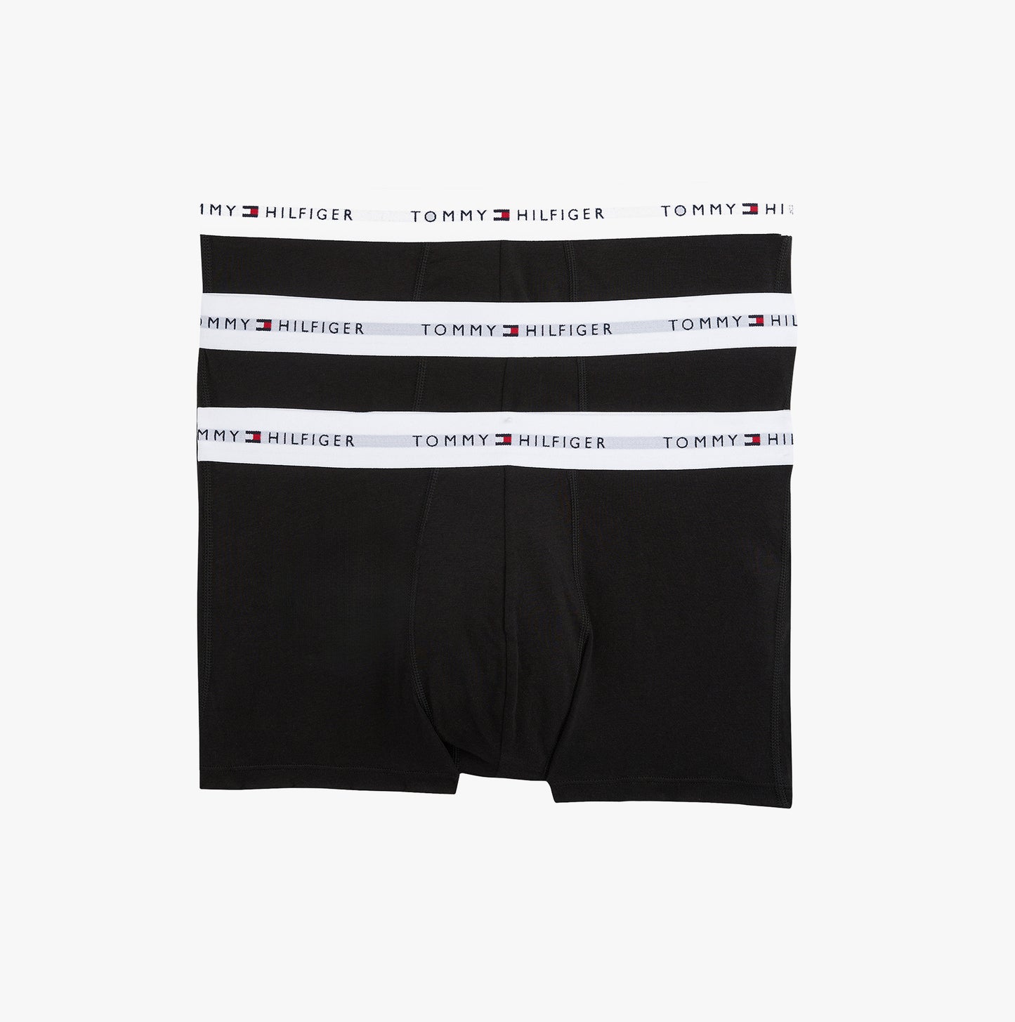 Tommy Hilfiger Mens 3 Pack Trunks Black