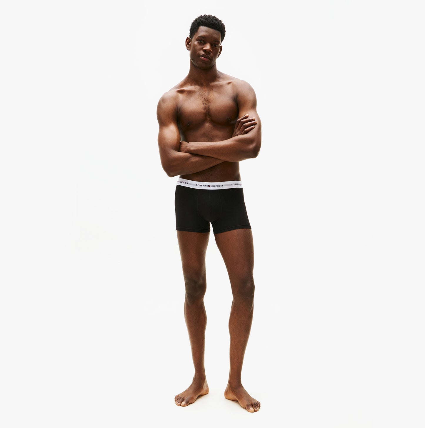 Tommy Hilfiger Mens 3 Pack Trunks Black