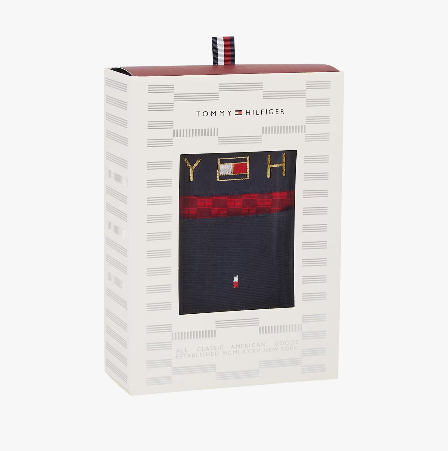 Tommy Hilfiger TRUNK PRINT & SOCK SET GOLD Mens Multicoloured