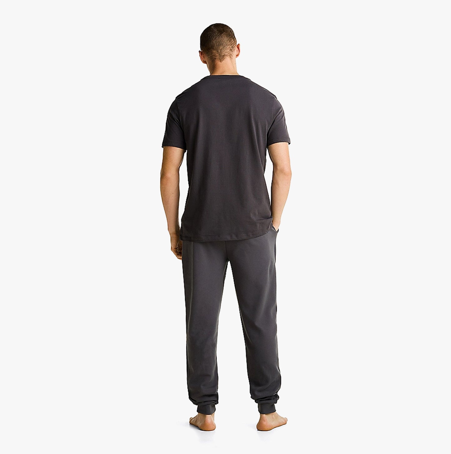 Tommy Hilfiger ORIGINAL LOGO Mens T Shirt Dark Ash
