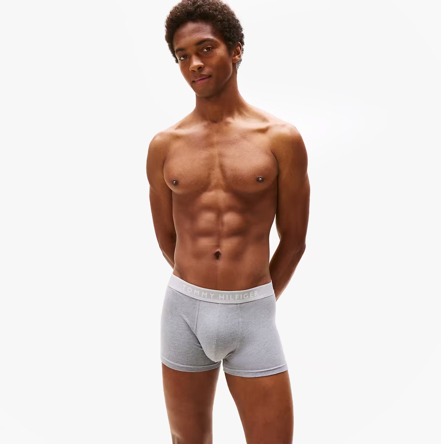 Tommy Hilfiger Mens 3 Pack Trunks Grey/Black/White