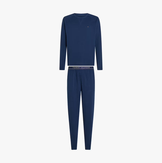Tommy Hilfiger JERSEY PJ SET CUF Mens Set Navy