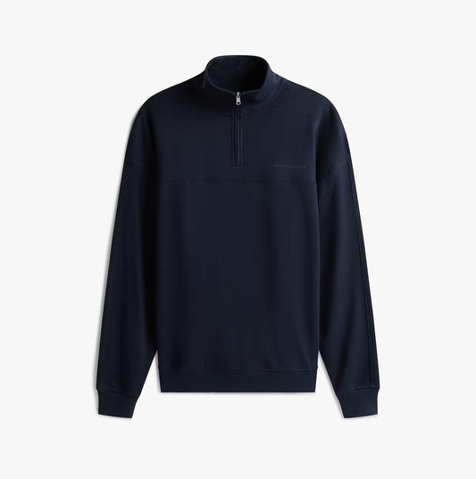 Tommy Hilfiger HALF ZIP Mens Sweatshirts Desert Sky