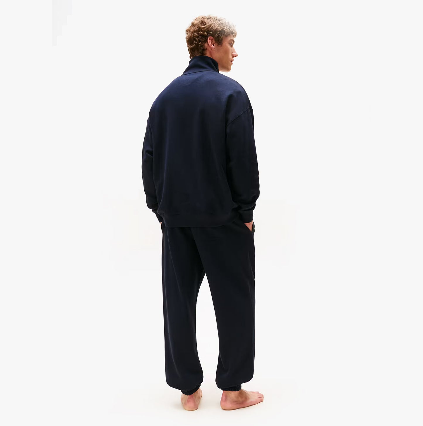 Tommy Hilfiger HALF ZIP Mens Sweatshirts Desert Sky