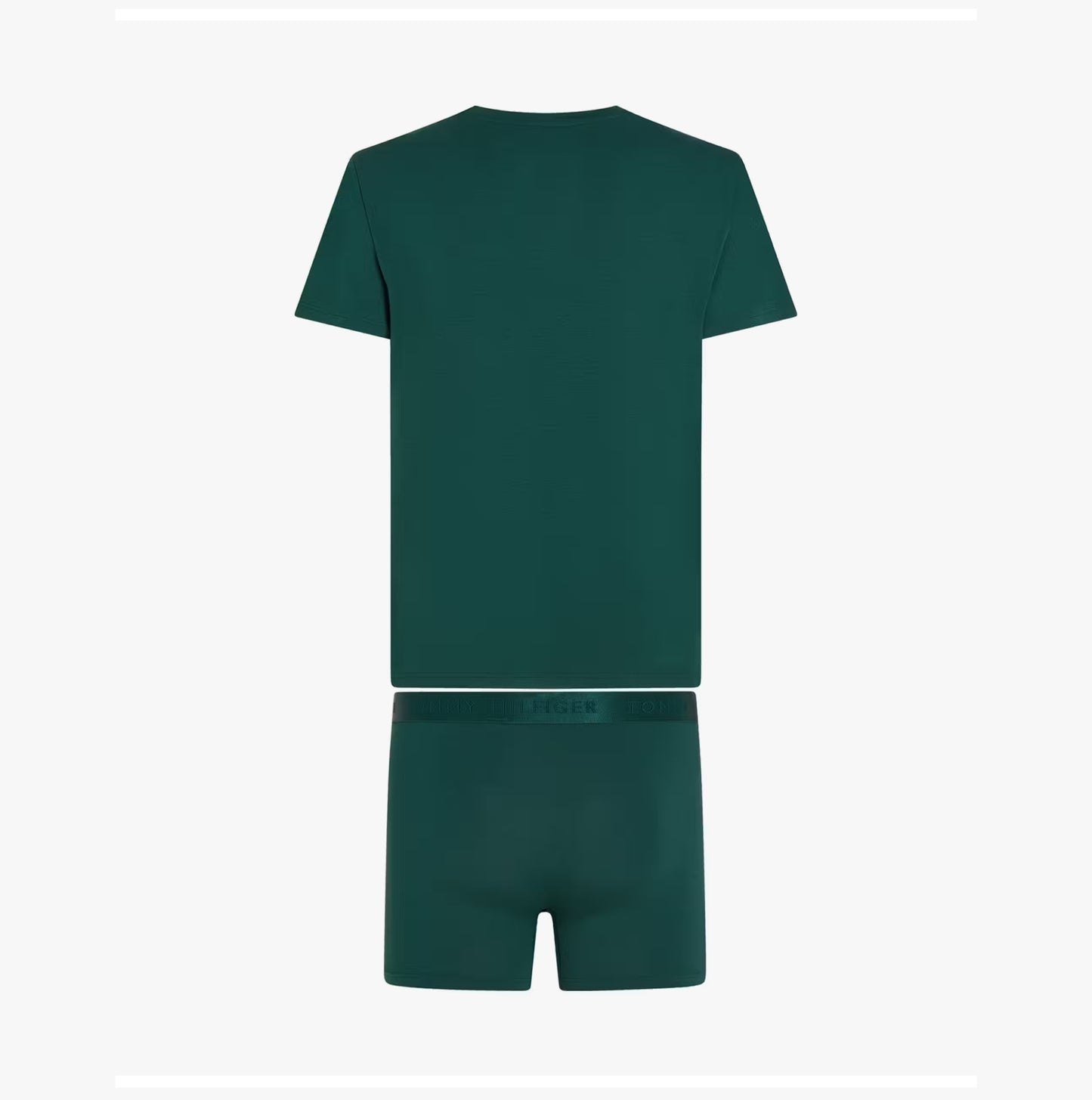Tommy Hilfiger Mens Boxer Briefs & T-Shirt Green