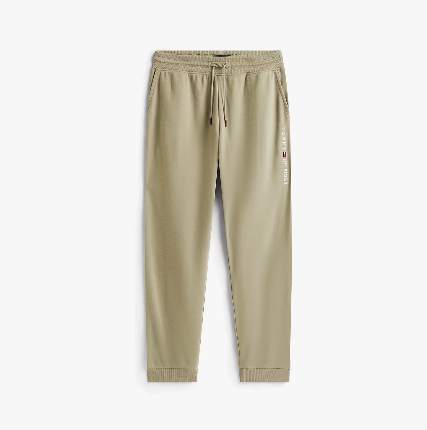 Tommy Hilfiger TH Original Mens Logo Lounge Joggers Utility Sage