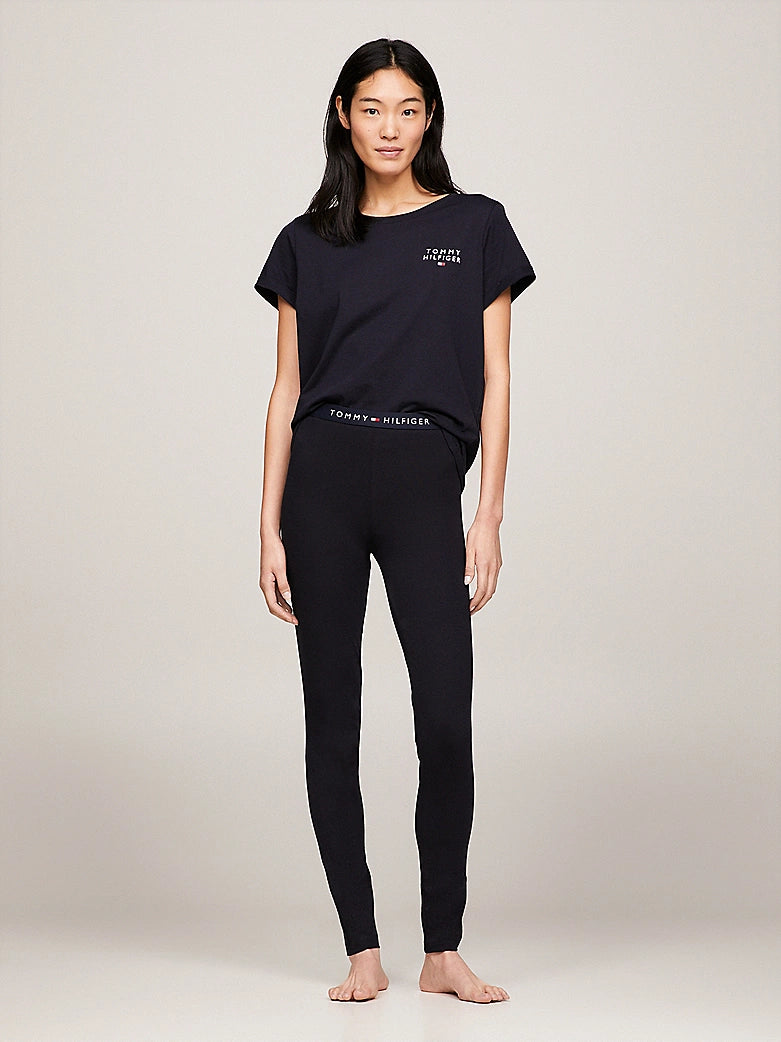 Tommy Hilfiger PURE COTTON Womens T-Shirt Desert Sky