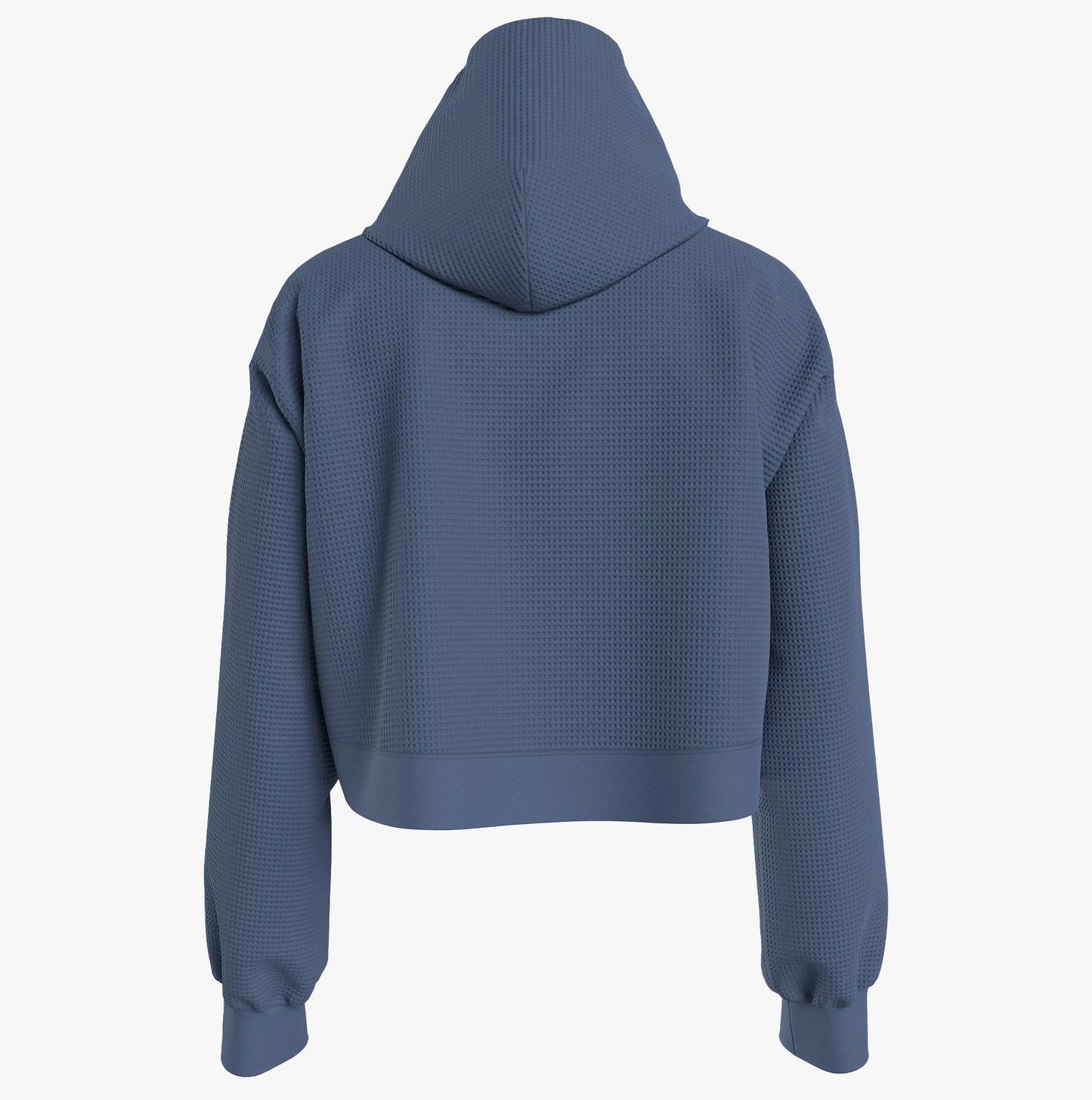 Tommy Hilfiger LONG SLEEVE HOODIE Womens Hoodie Iron Blue