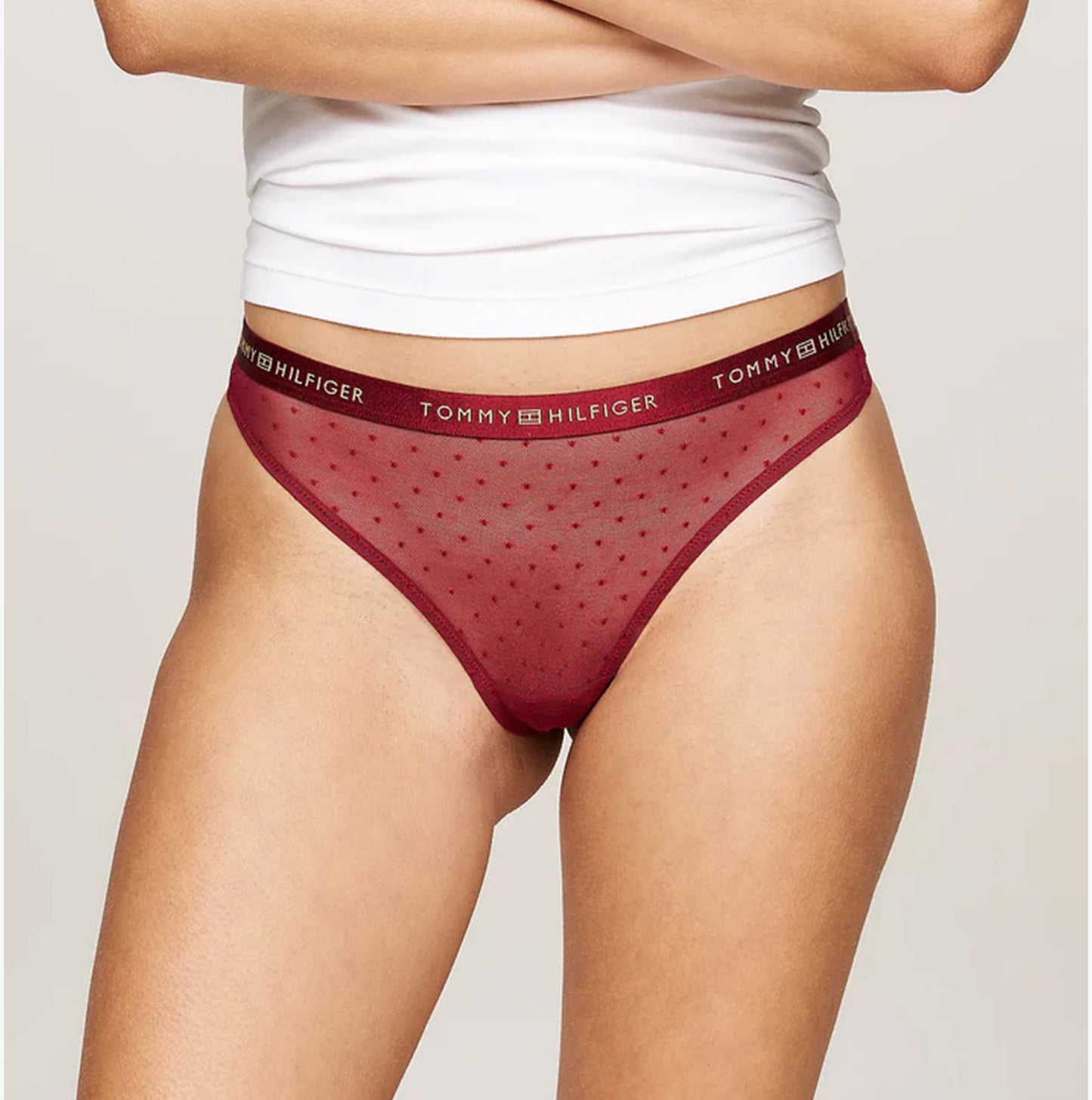 Tommy Hilfiger GIFT UNDERWEAR Womens 3 Pack Thongs Multicoloured