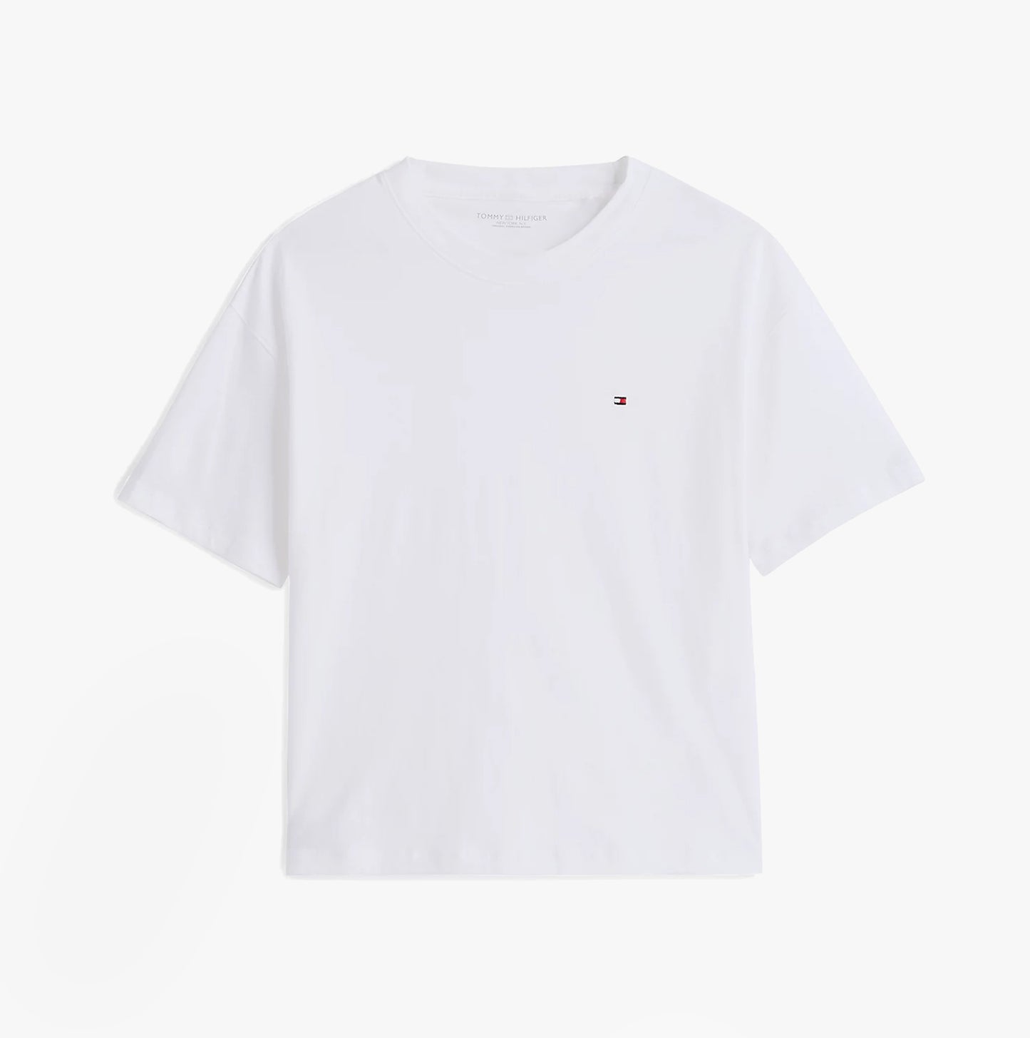 Tommy Hilfiger PURE COTTON Relaxed T-Shirt Womens White