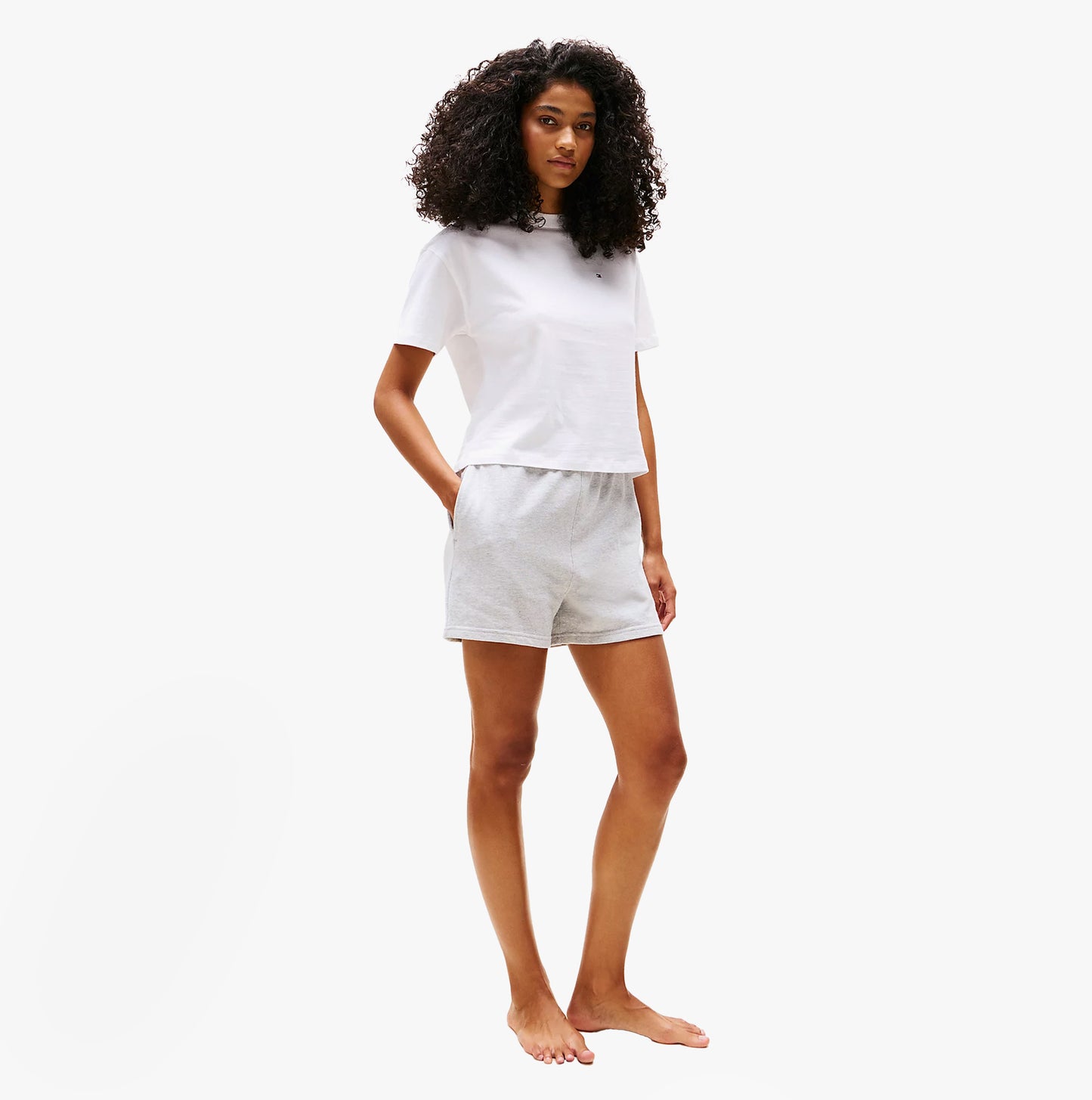 Tommy Hilfiger PURE COTTON Relaxed T-Shirt Womens White