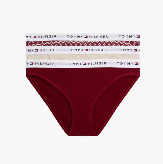 Tommy Hilfiger UW0UW06133 GIFT 3 PACK BIKINI P Womens Briefs Multicoloured